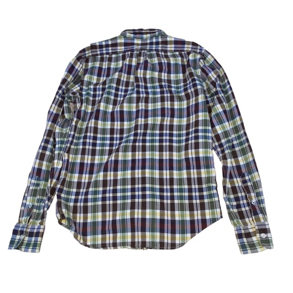 Old Navy Slim Fit Plaid Button Down Cotton Shirt - Men’s Large - Picture 7 of 11